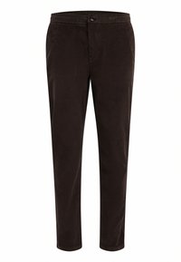 RON PANTS SLIM FIT - Trousers - pirate black