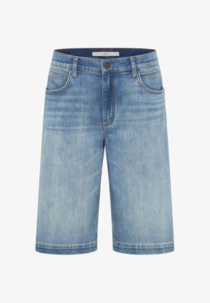 LANIUS, BERMUDA - Jeans Shorts - stonewash blue denim - Jeans Shorts - stonewash blue denim