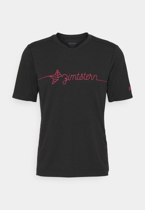 ECOFLOWZ - Triko s potiskem - pirate black/jester red