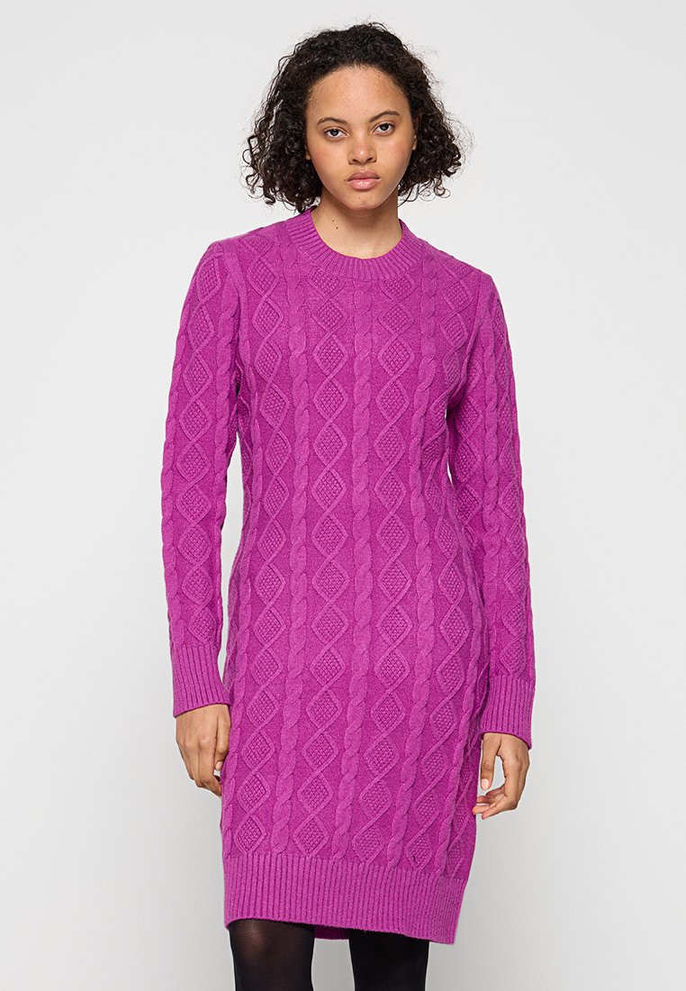 Apart Gebreide jurk paars