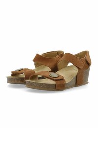 Ca'Shott CASMETTE  - Sandály na platformě - toffee