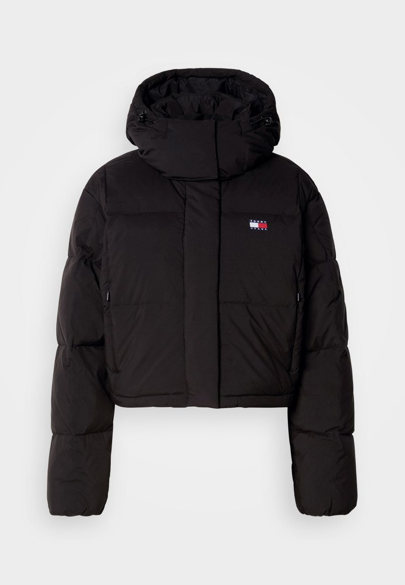 Tommy Jeans Gewatteerde jas zwart