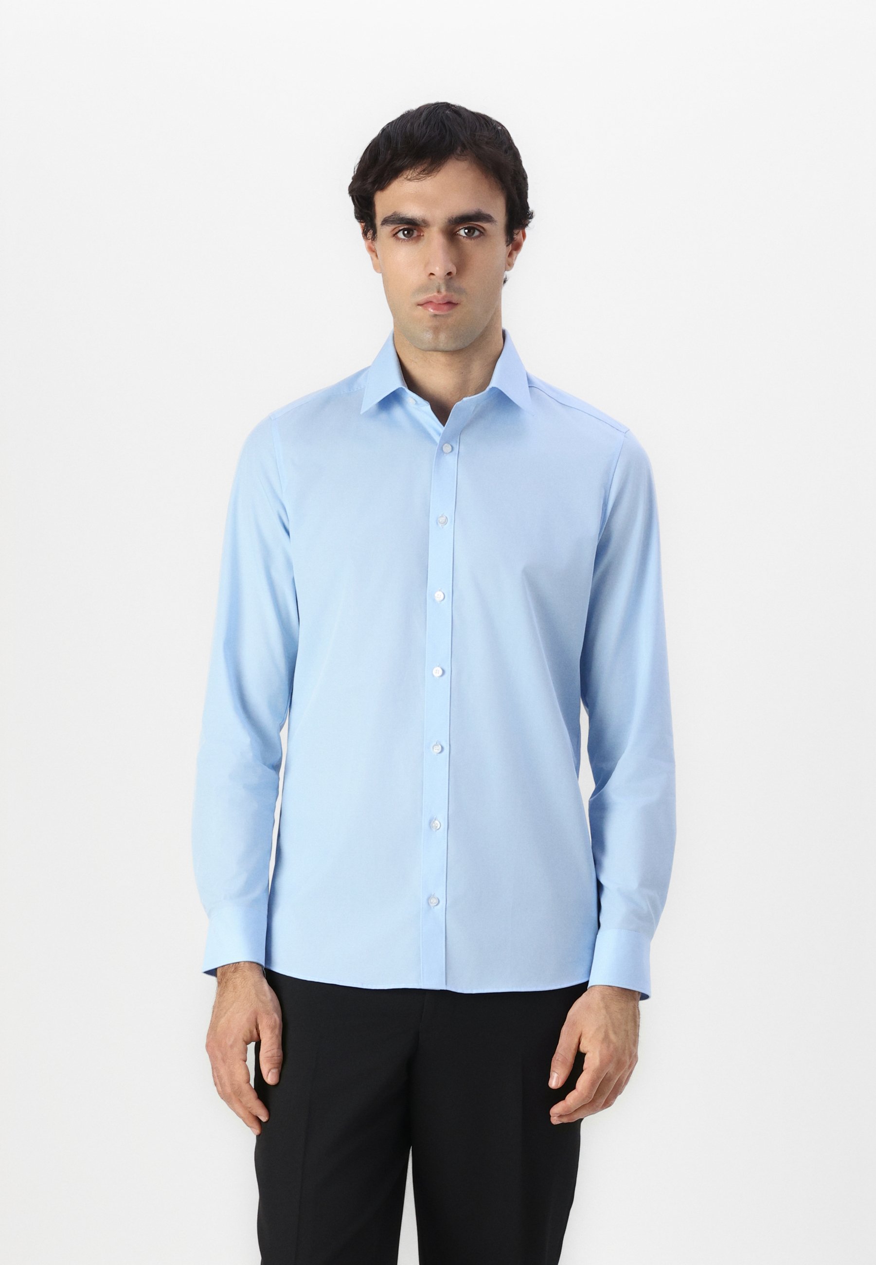 Camicia Da Lavoro Olymp Uomo Maniche Lunghe - Modello No. Six, Taglio Super Slim Per Un Look Moderno