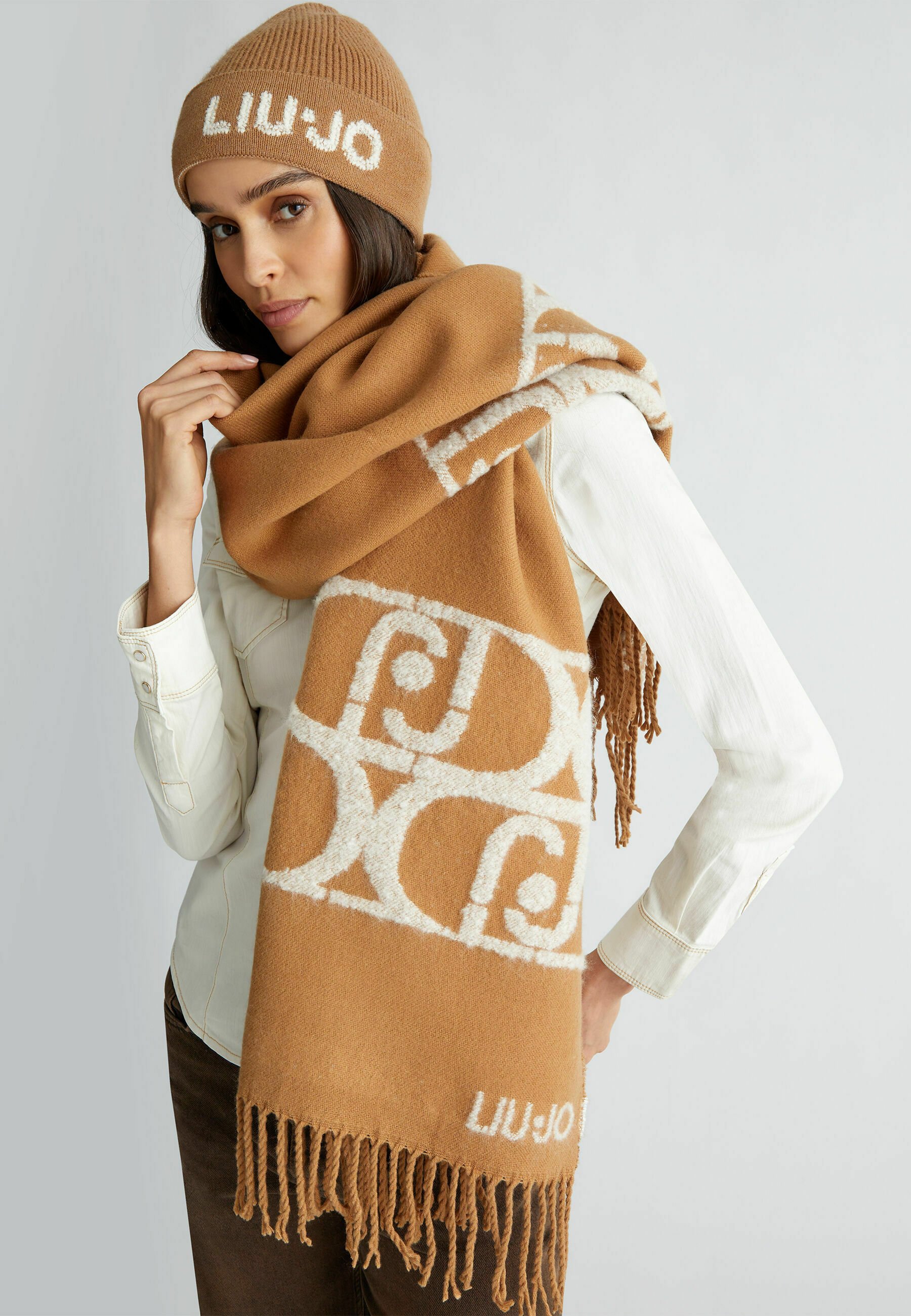 LIU JO WITH LOGO - Sjaal - 00070/camel - Zalando.be