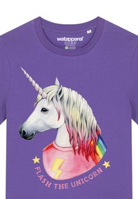 watapparel THE UNICORN - T-shirt imprimé - purple love
