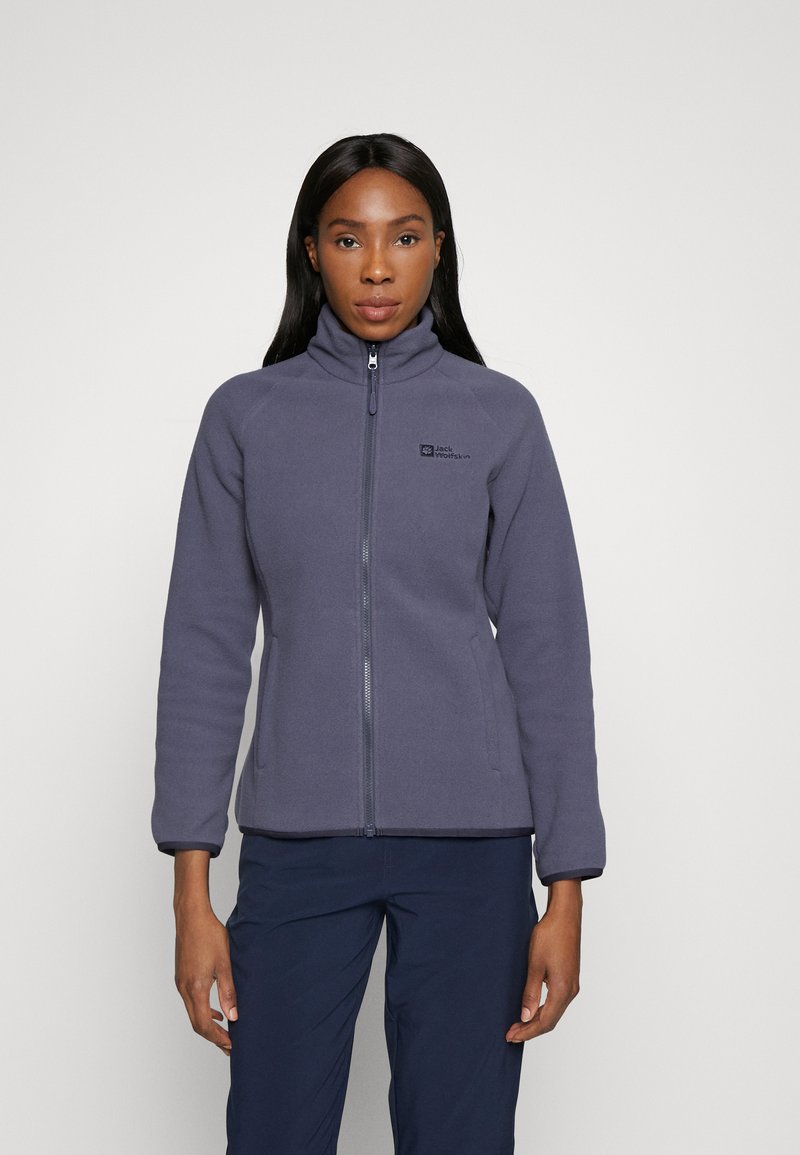 Jack Wolfskin MOONRISE FULL ZIP W - Giacca in pile - dolphin