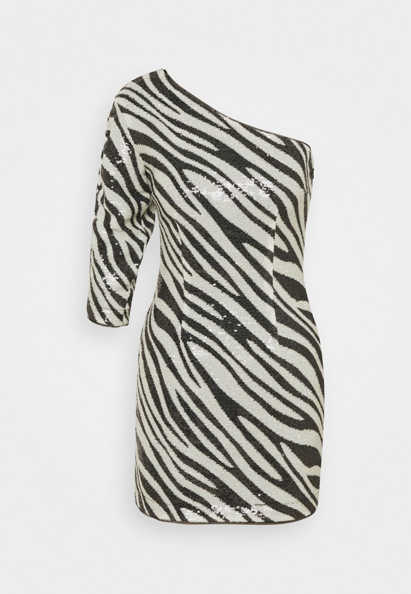 Guess Florence Dress Cocktailkleid Festliches Kleid Black White Zalando De