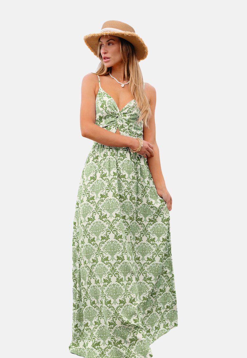 Cupshe ENCHANTING FLORAL - Robe longue - green