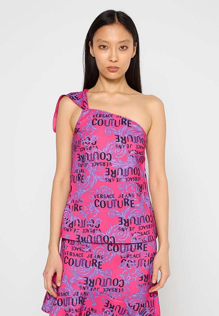 Versace Jeans Couture Top donkerroze Versace Jeans Couture Top donkerroze