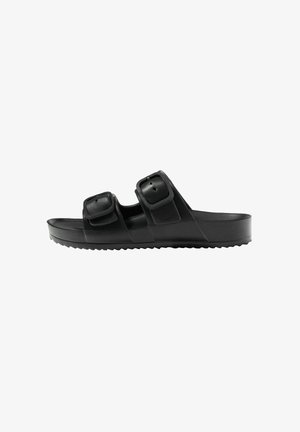 BUCKLED - Pool slides - black