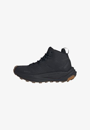 adidas Terrex, TERREX FREEHIKER 3 MID GTX W - Hiking shoes - core black/core black/brown oxide