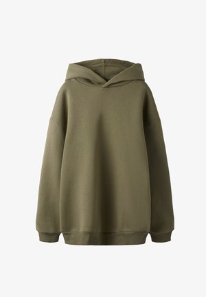 REGULAR FIT - Pulover s kapuco - khaki
