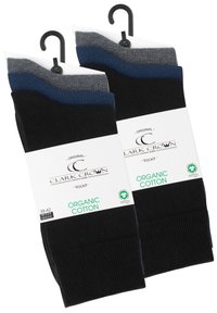 Clark Crown 6 PACK - Calze - schwarz grau blau