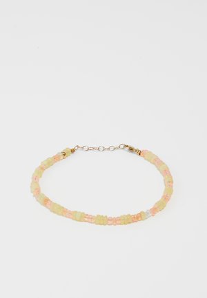 Jia Jia MINI LEMONADE STRIPE BRACELET - Rannekoru - pink/yellow