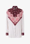 STAMPA FOUL - Chemisier - mult.bordeaux/rosso