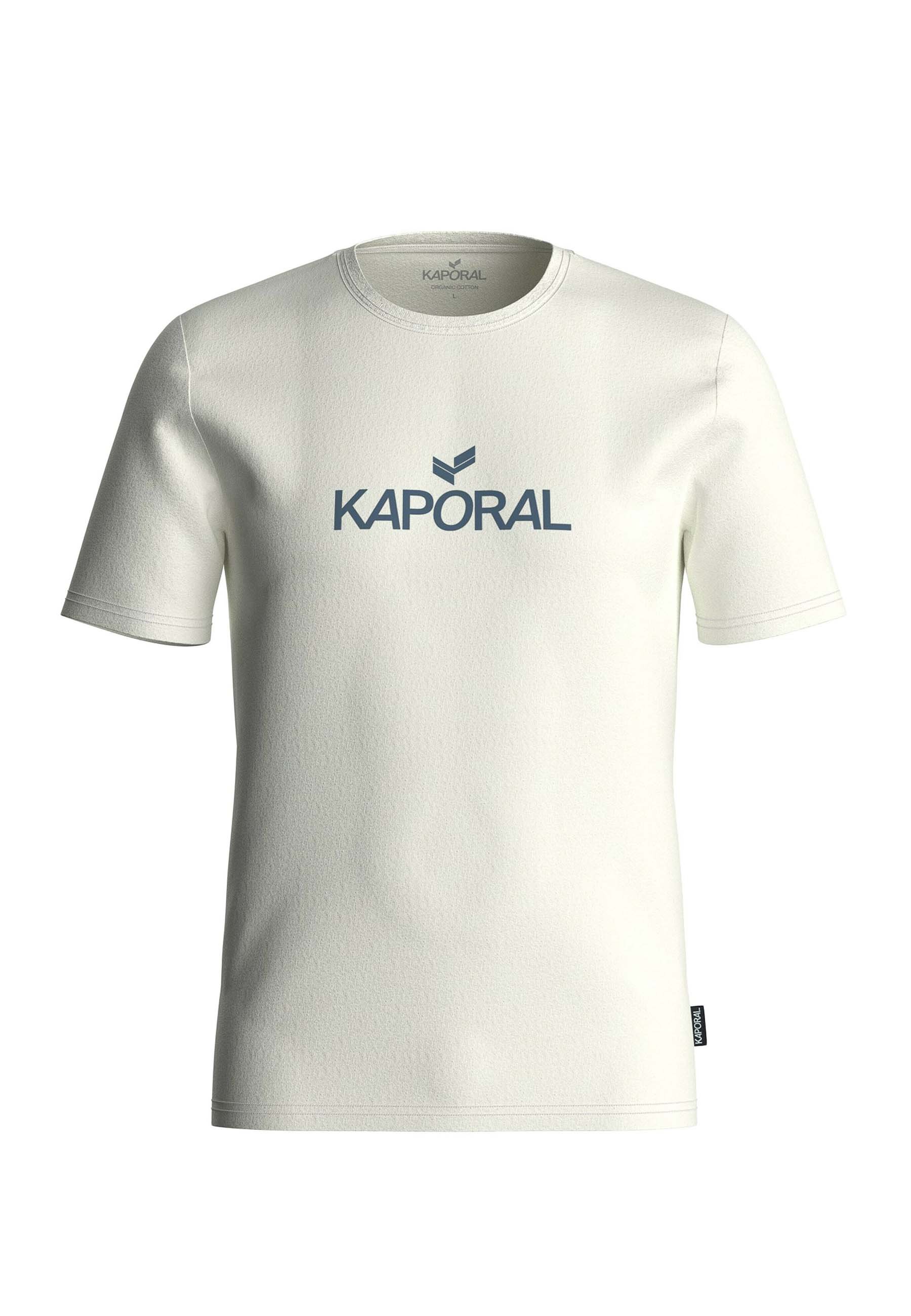 Kaporal, Maglietta da Donna, vestibilità Regolare, Maniche Corte, Scollo Rotondo, Modello Sarmy, Colore S, Beige Mastice, S