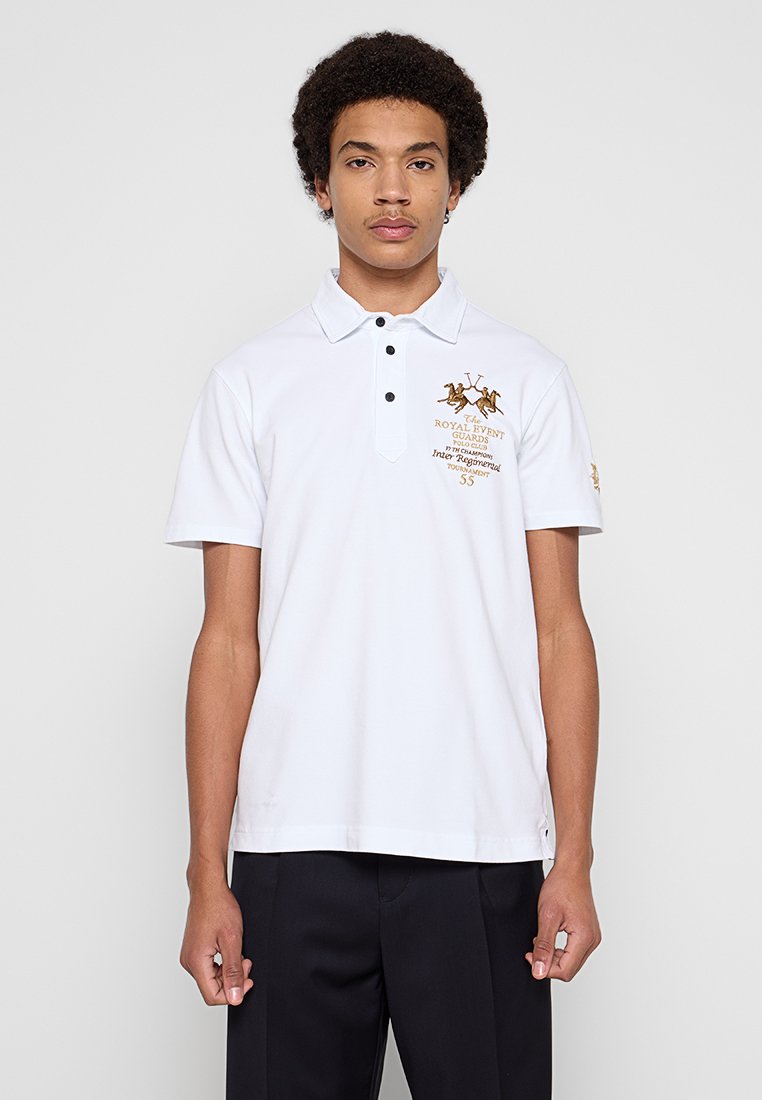 LA MARTINA Poloshirt wit