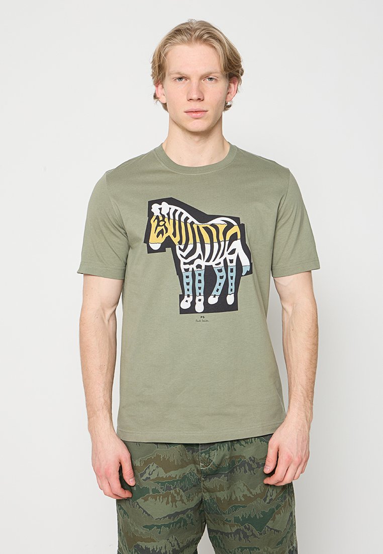 PS Paul Smith T-shirt print groen