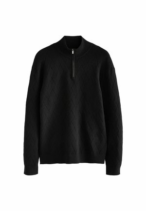 FIT SOFT TOUCH PREMIUM  REGULAR FIT - Neule - black