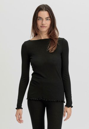 Strickpullover - schwarz
