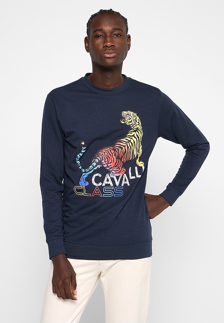 Cavalli Class Sweater donkerblauw Cavalli Class Sweater donkerblauw