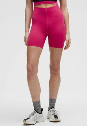 GLOW UP SUPER-HIGH-RISE 15CM - Sports shorts - Raspberry coulis