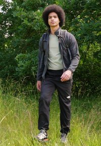 The North Face M GLACIER HEAVYWEIGHT FULL ZIP - Jakna od flisa - asphalt grey