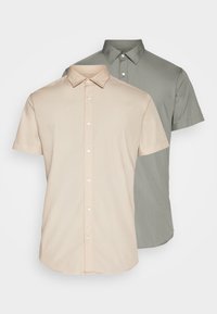 JJJOE PLAIN 2 PACK - Camisa - pure cashmere/pack castor gray