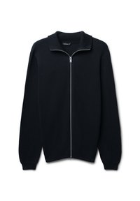 CON ZIP - Strickjacke - nero