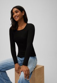 Ysabel Mora TÉRMICA MANGA LARGA TACTO EXTRASUAVE - Camiseta interior - black