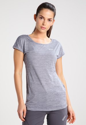 PUEZ DRY TEE - T-shirt basic - quiet shade melange