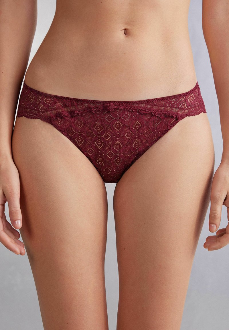 Intimissimi Trusser - bordeaux folk red