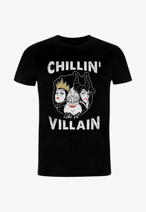 Disney DISNEY VILLAINS CHILLIN - T-shirt z nadrukiem