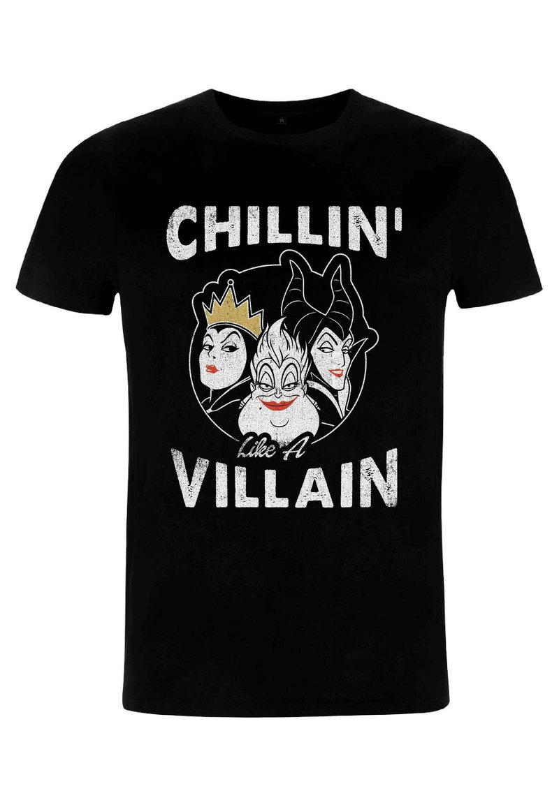 Disney DISNEY VILLAINS CHILLIN - T-shirt z nadrukiem