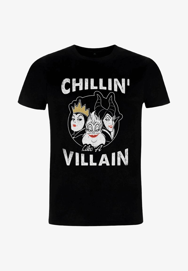 Disney DISNEY VILLAINS CHILLIN - T-shirt z nadrukiem