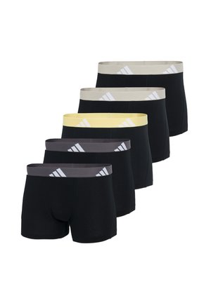 5 PACK - Boxerkalsong - schwarz   grau