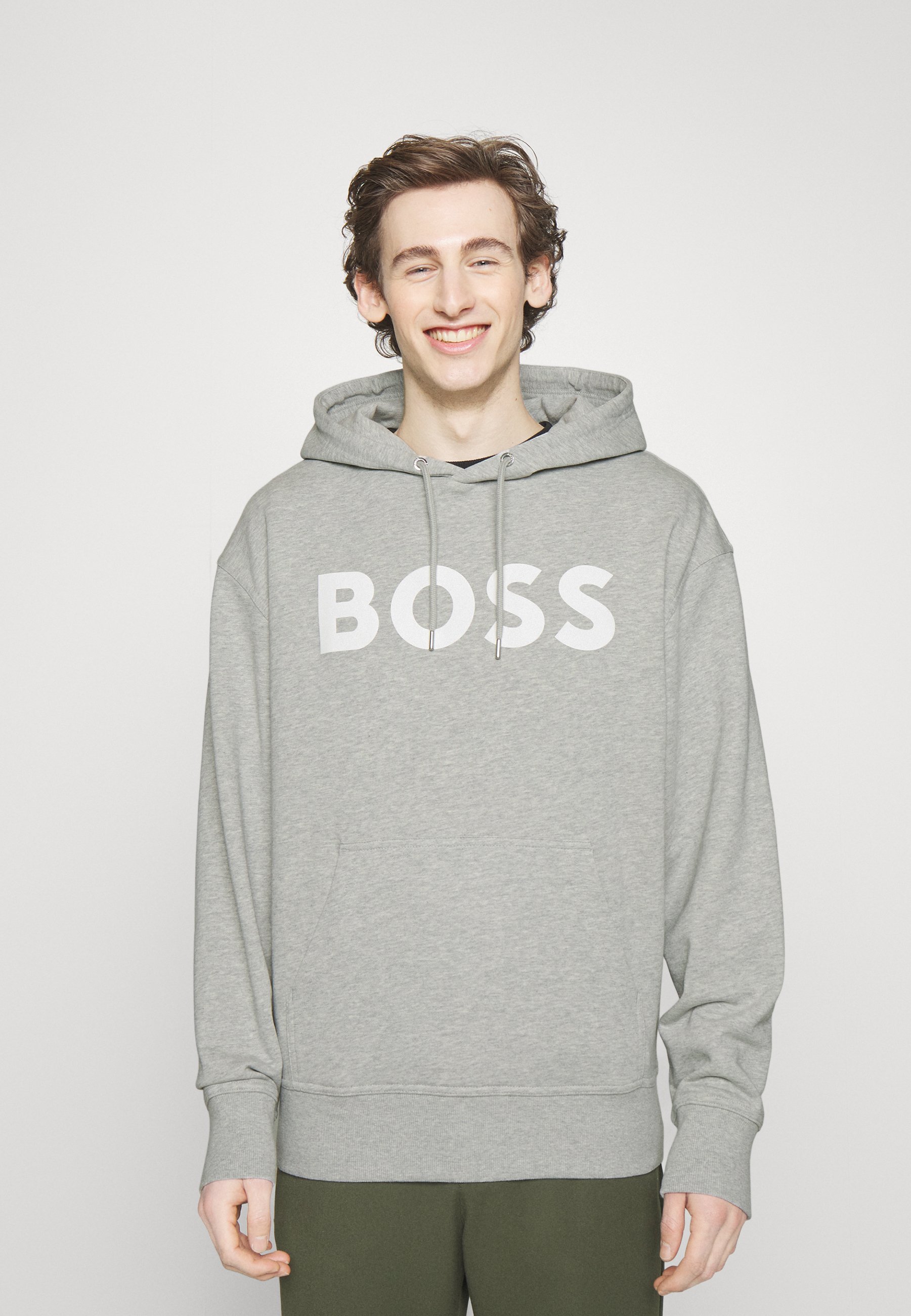 BOSS Hoodie - open grey/grey - Zalando.de