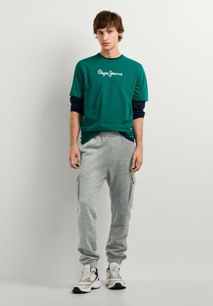 Pepe Jeans, PEPE JEANS BASIC T-SHIRT PJL73 EGGO N - T-Shirt print - sherwood green