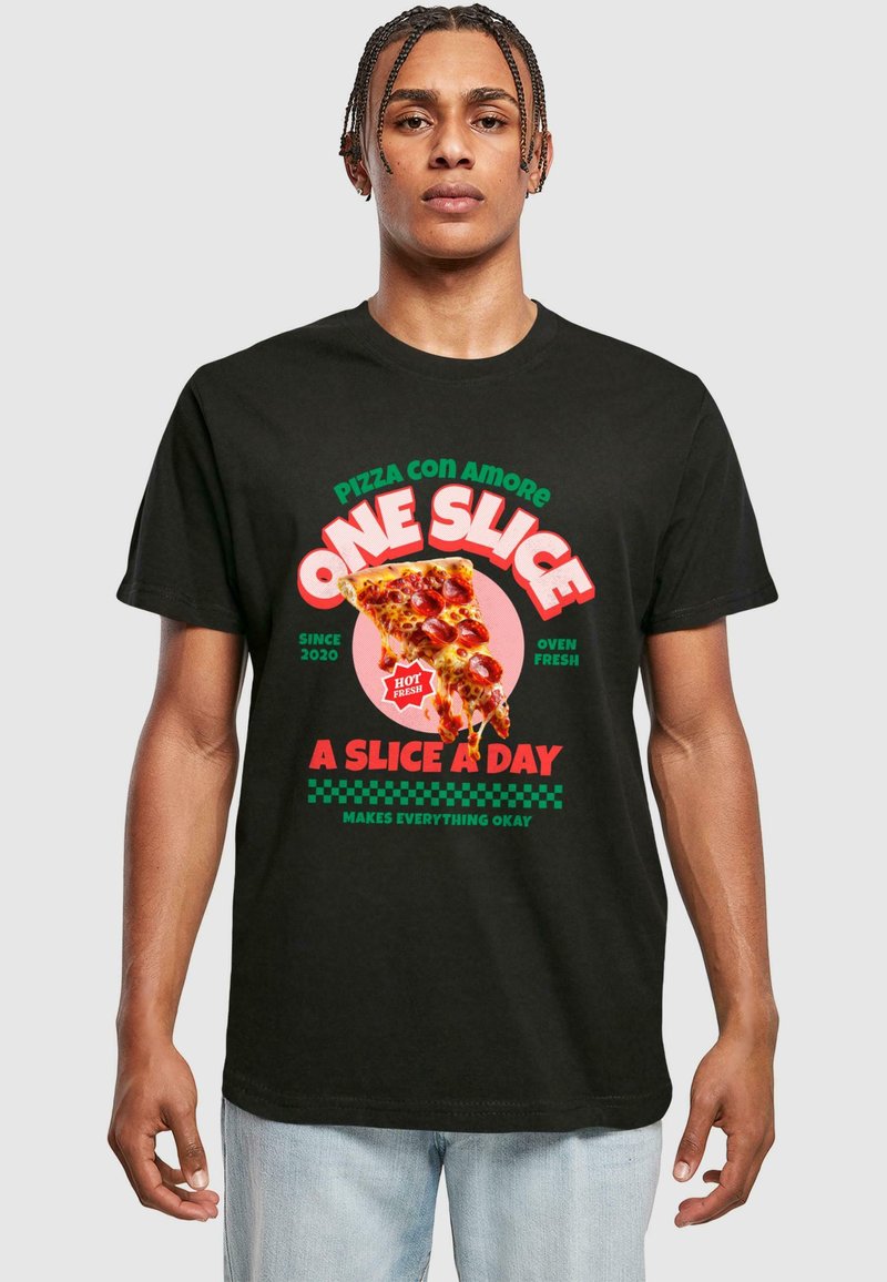 Mister Tee Nyomott mintás póló - black