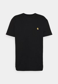 CHASE - Basic T-shirt - black/gold