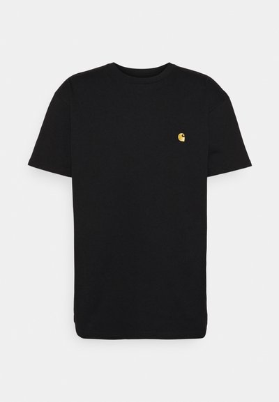 CHASE - T-shirt basique - black/gold
