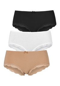 Unausgewählt, beige/weiß/schwarz