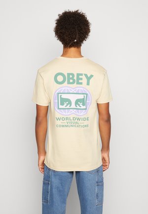 Print T-shirt - sand