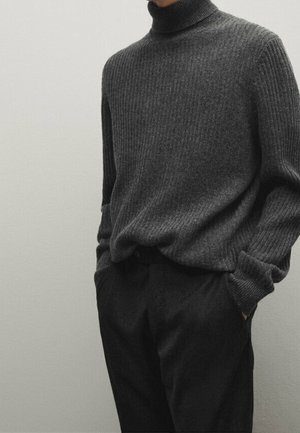 Strickpullover - dark grey
