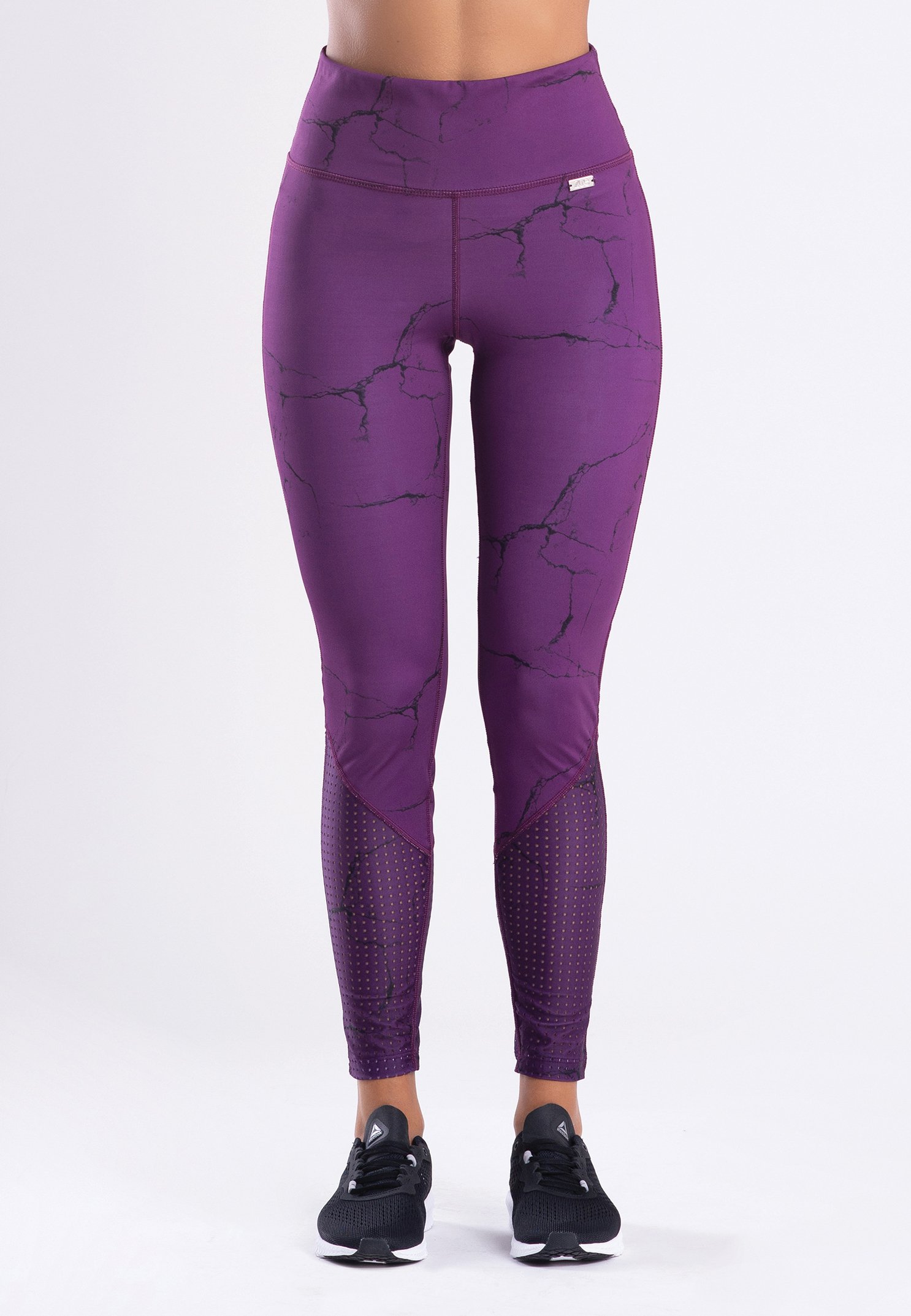 Zoe Leggings MARBLE - Collant - purple/viola - Zalando.it