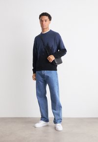 BOSS KEVEREST - Strickpullover - open blue