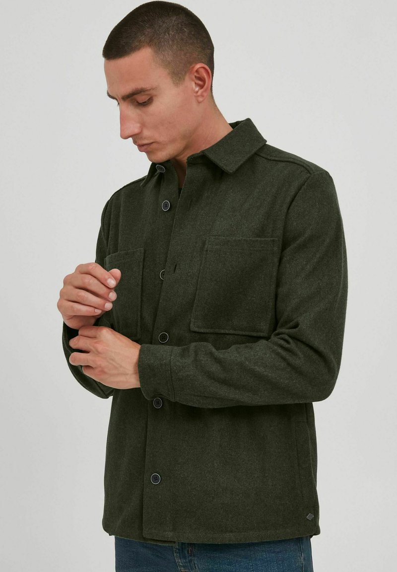 Solid SDLiam - Giacca da mezza stagione - deep forest melange
