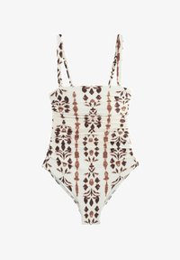 Unausgewählt, brown/cream ikat