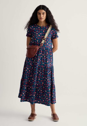 S S LINE STROKES - Trikotaažkleit - red arty pansy cayenne