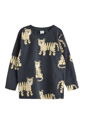 Langærmet T-shirt - offblack